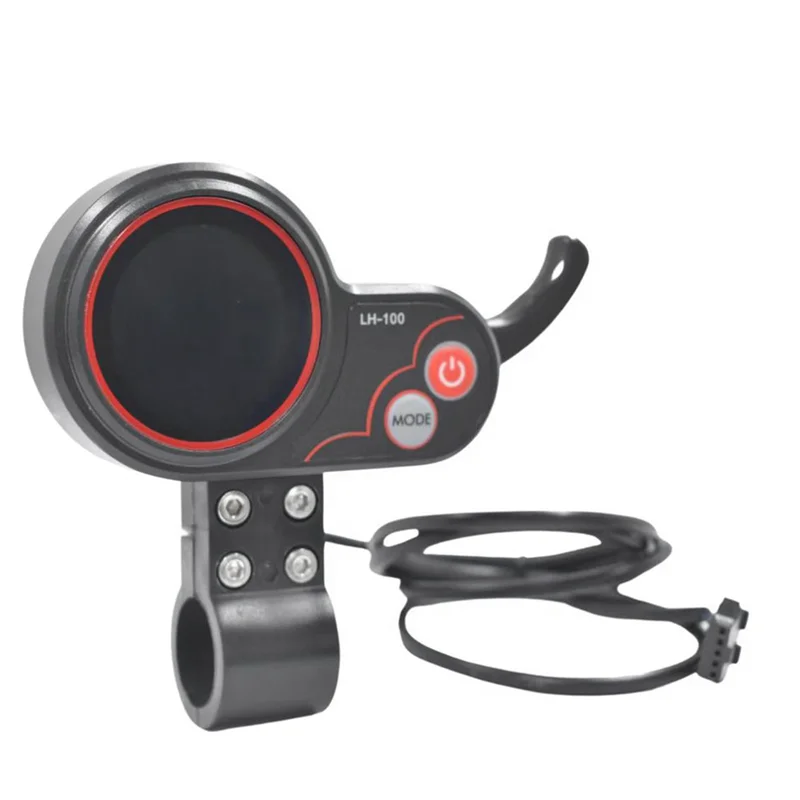 

LH100 LCD Display Dashboard 24V-60V Throttle Meter Replacement For Kugoo Electric Scooter/Ebike LCD Display Speedometer(SM Plug)