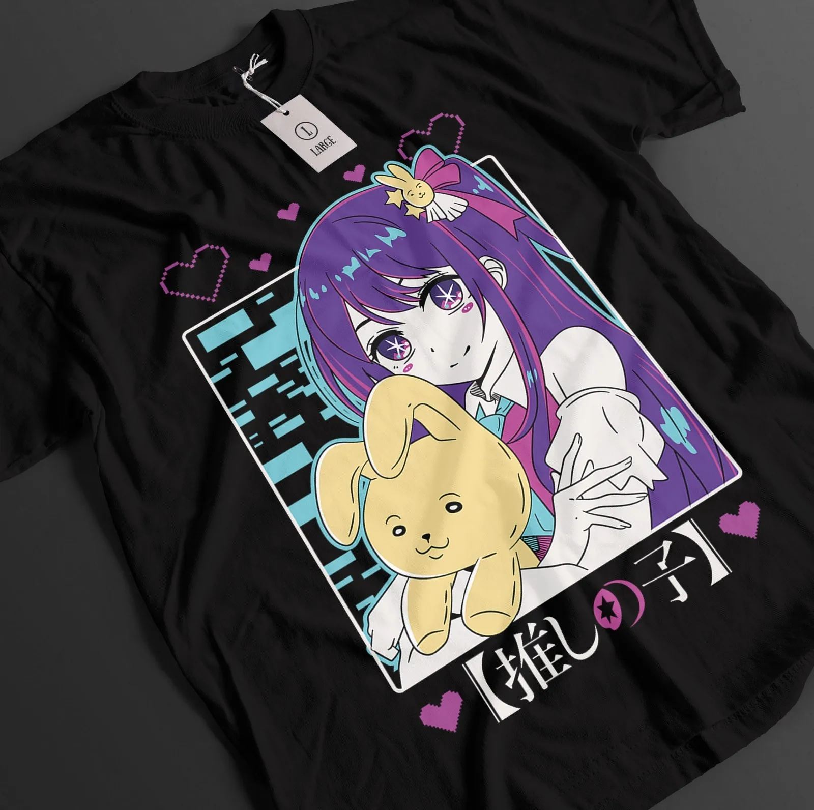 Oshi No Ko Shirt Ai Hoshino Tshirt Aqua T-Shirt Kana Arima Top Ruby Anime Tee