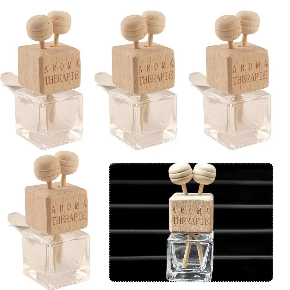 1/2/4 Pcs Car Air Vent Perfume Bottle Aroma Diffuser Air Freshener Bottle Decorative Auto Interior Accessories