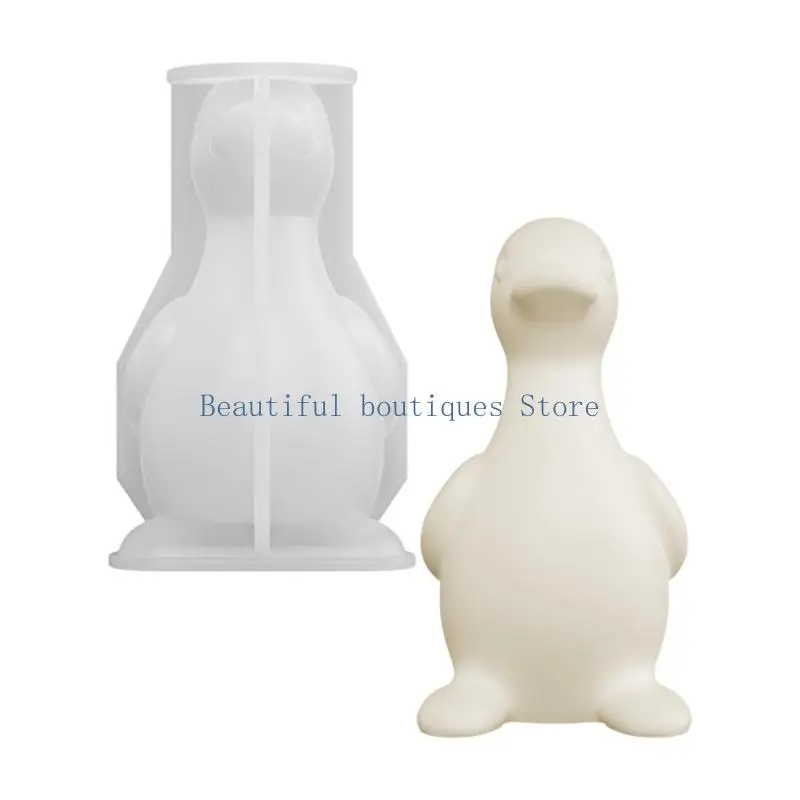 U4LF Reusable Silicone Mold Duck Shape Crafting Moulds Ornament Molds Suitable for Handmade Jewelry and Desktop Displays