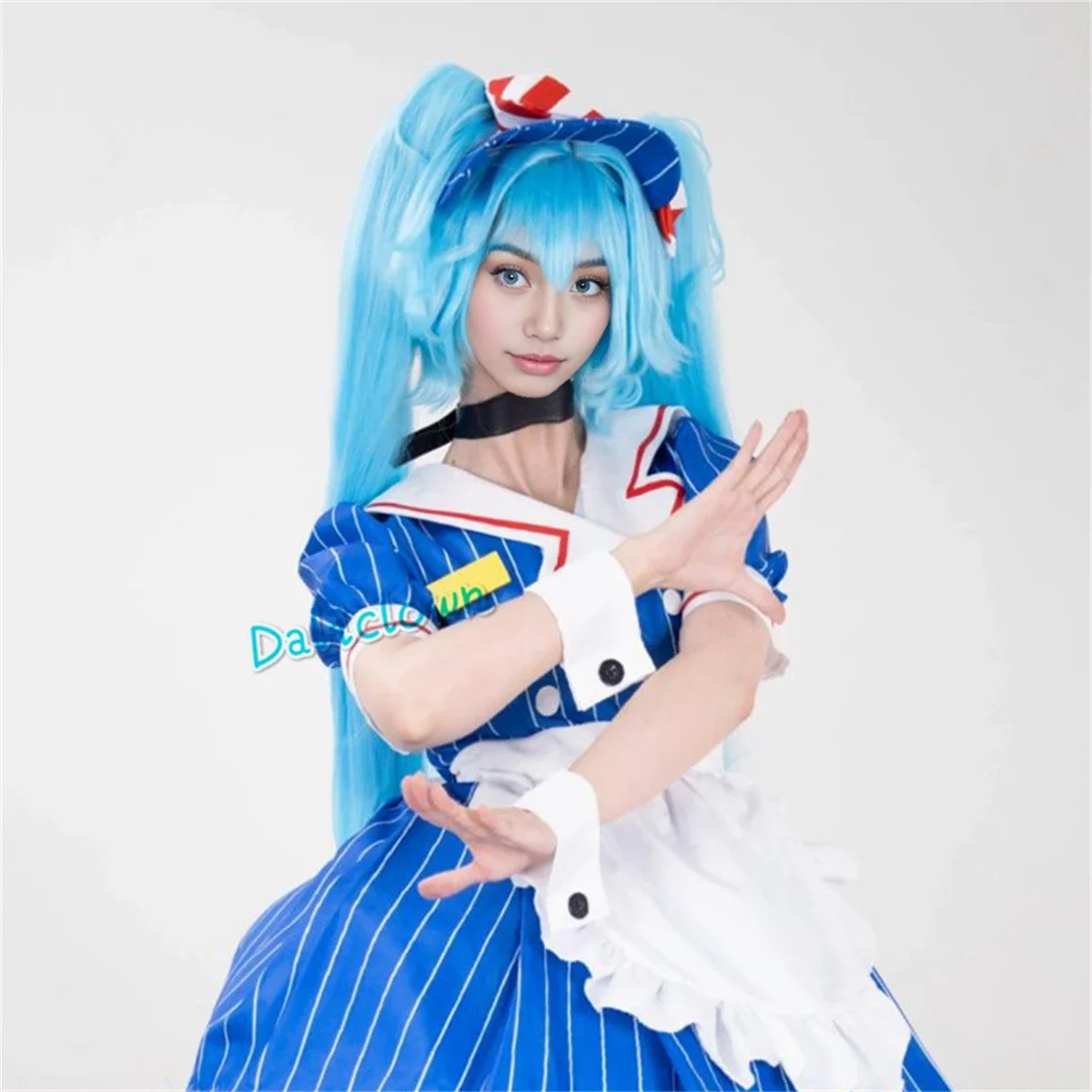 Miku Mesmerizer Cosplay Costume Teto Miku Cosplay Wig Anime Maid Outfit Role Play Uniform Carnival Party Dress Suit Women