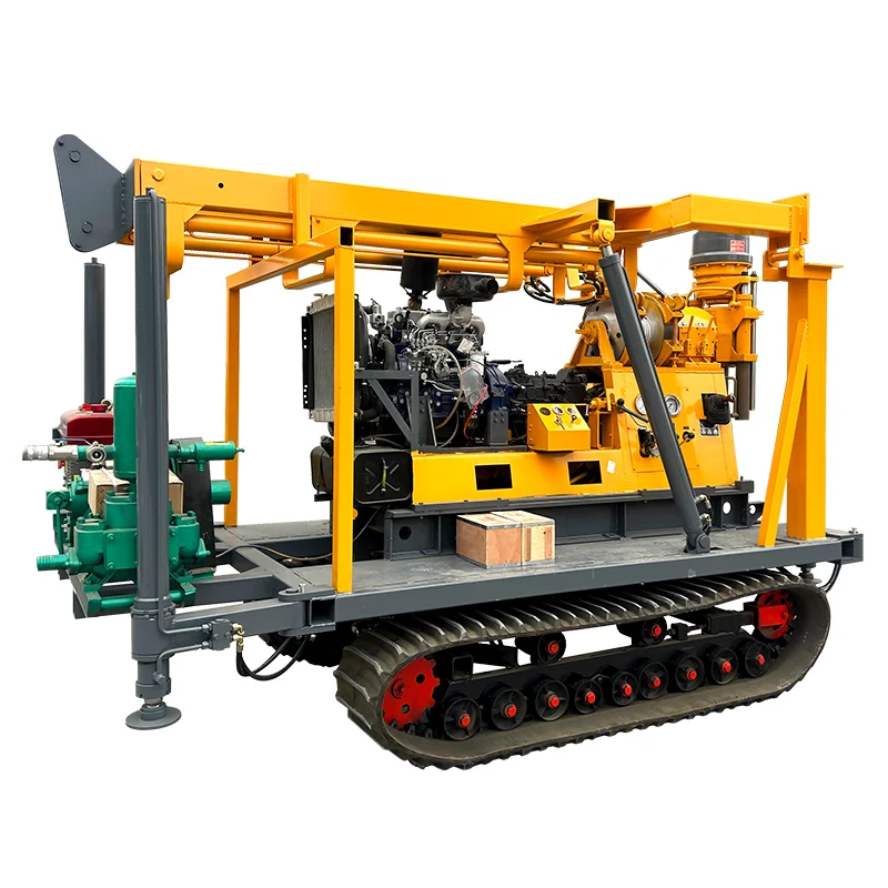 تخصيص سلسلة XYD المحمولة تحت الأرض بئر عميق 200 متر 300 متر الزاحف الهيدروليكية آبار المياه الحفر منصات الحفر الدوارة