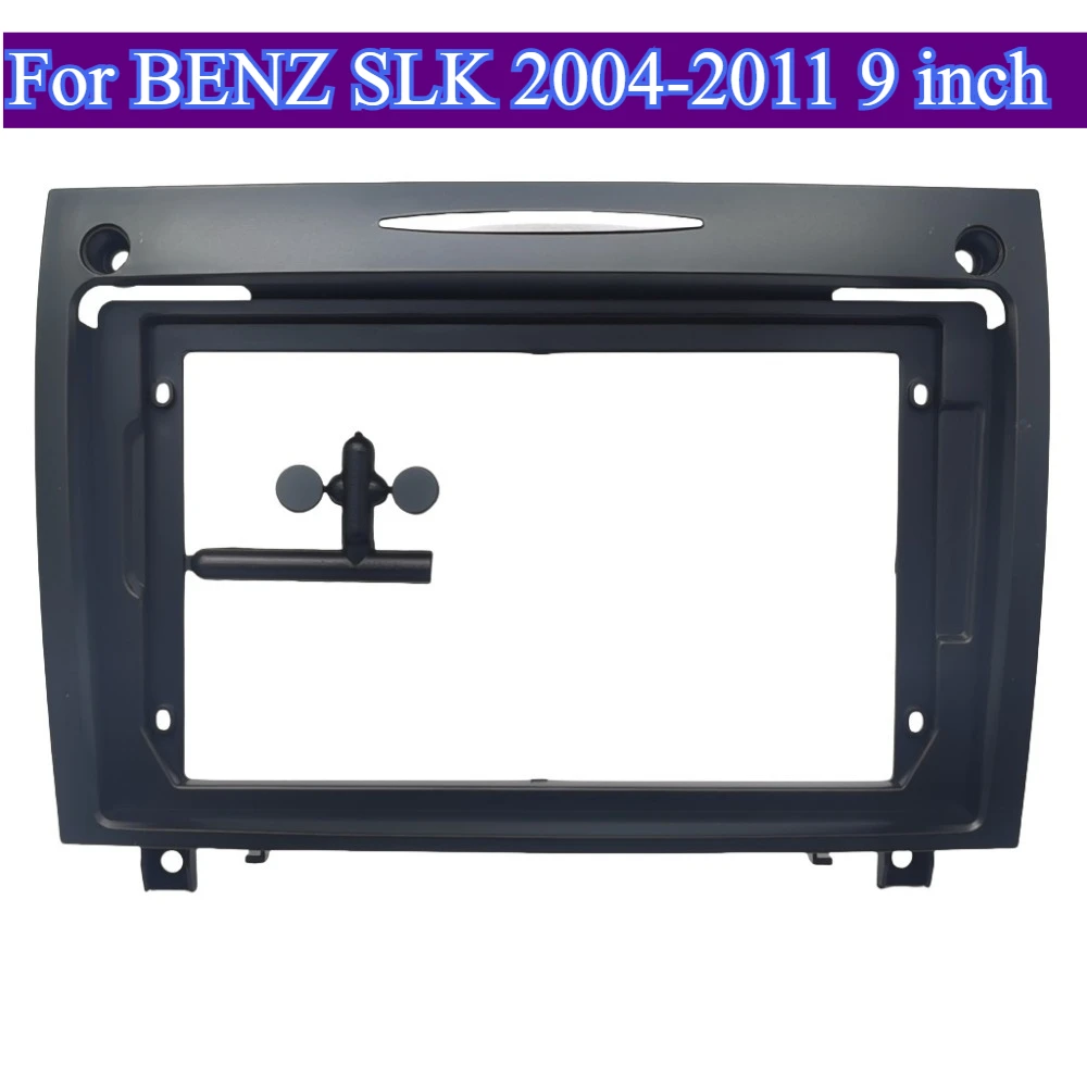 

For BENZ SLK Automotive Tools 2004-2011 9''Car Radio Fascia 2Din Head Unit Frame Stereo GPS Player Install Panel Dash Mount Kit