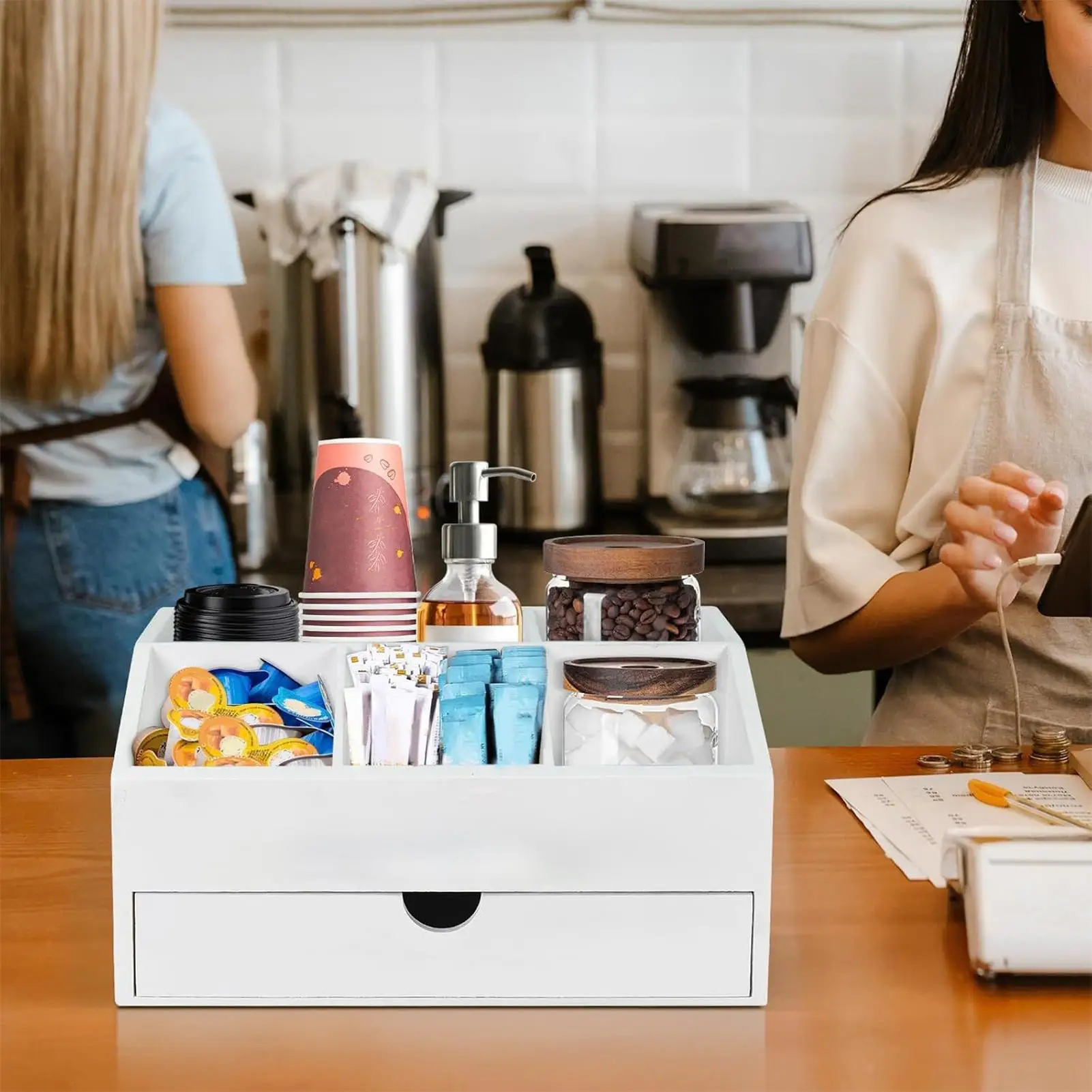 Coffee Station Organizer: A Must-Have for a Tidy Countertop thumbnail