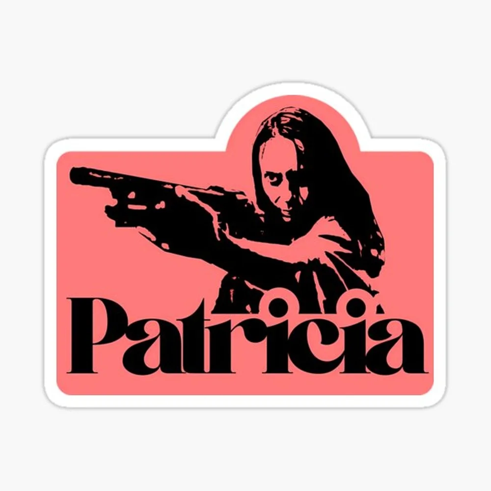 Widow'S Bay Patricia Sticker for Laptop Decor Bedroom Car Cute Cartoon Art Fashionable Public Suitcase