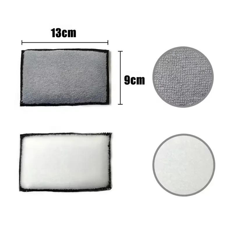 Picture 3: Car Interior Scrubbing Sponges Microfiber Car Wash Sponges Auto Detailing Scrub Pads Interior Cleaning Sponges for Car Leather