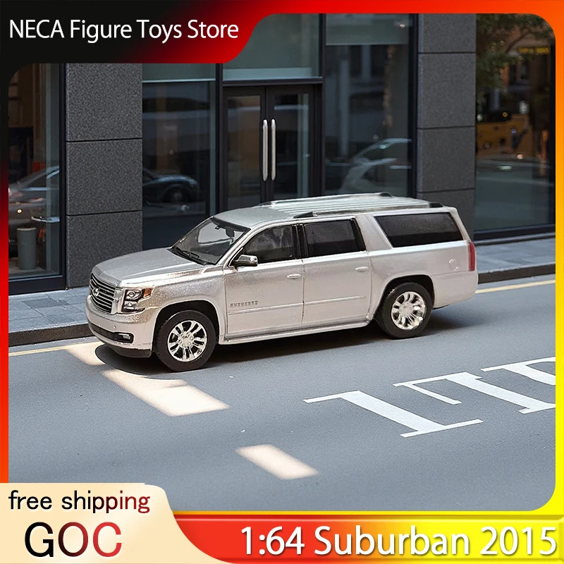 

GOC 2015, Chevrolet Suburban, масштаб 1:64, литая под давлением модель автомобиля, ограниченная серия, коллекционная модель из сплава | Подарочная игрушка для любителей американского внедорожника