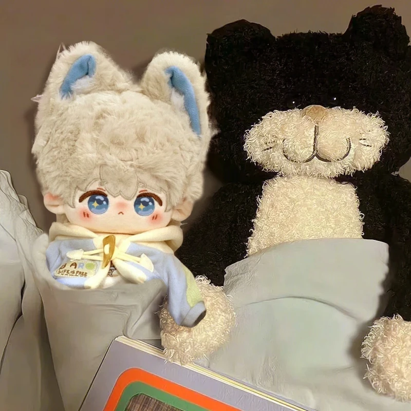 Aster Cotton Plush Doll 20cm Kawaii Game Character Soft Stuffed Toy Girl Gift Collectible Keychain Bag Charm