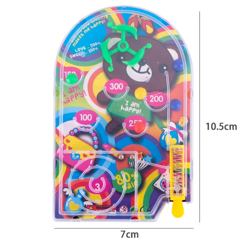 Children\'s Creative Handheld Pinball Tray Puzzle Toys Walking Bead Maze Desktop Interactive Games Kid Cartoon Funny Toy Gifts