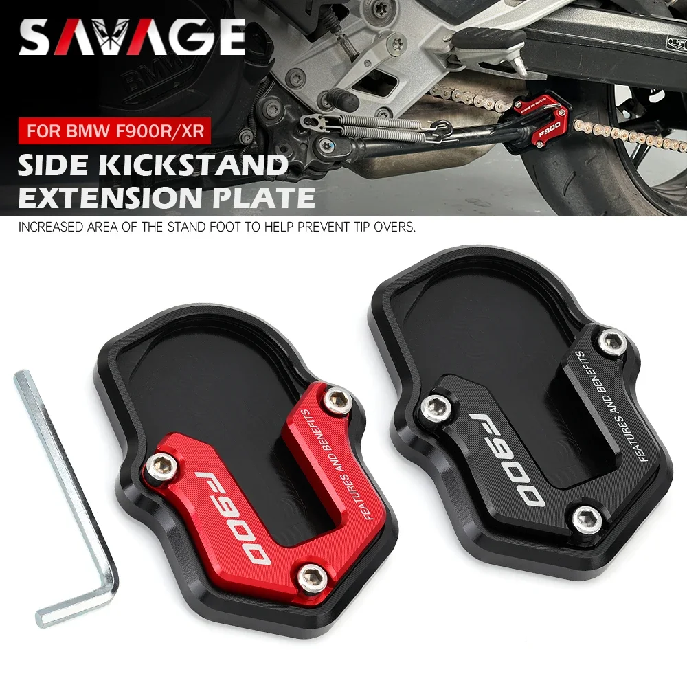 

Side Kickstand Extension Plate For BMW F900 R XR 2020 F900R F900XR 2021 2022 2023 Motorcycle Kick Stand Enlarger Foot Pads