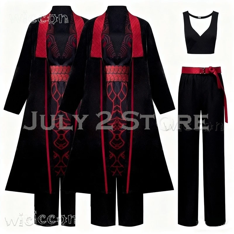 Disfraz أزياء الهالوين ليمبوس جيا تشيو كونغ تشيو شعر مستعار تأثيري أنيمي لعبة النساء الرجال الزي موهير #3