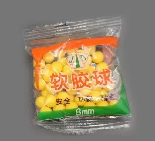 رصاصات كروية مطاطية ناعمة M7-8mm