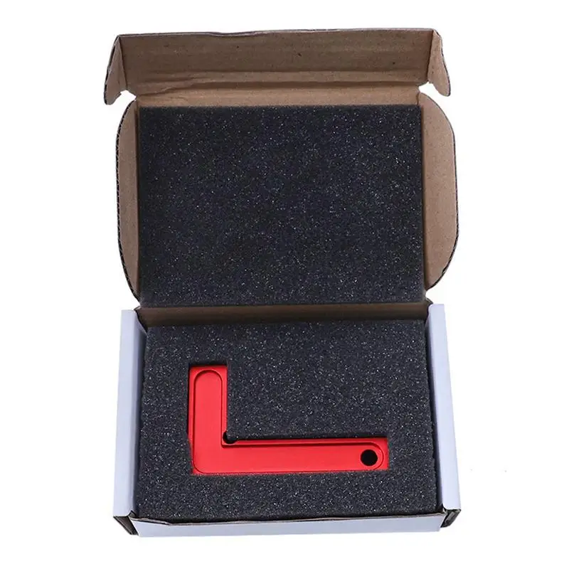 L Measurements Ruler Clear Scale Angle Square Aluminum Alloy Right Angle Measuring Gauge 90 Degree Layout Tool For Any