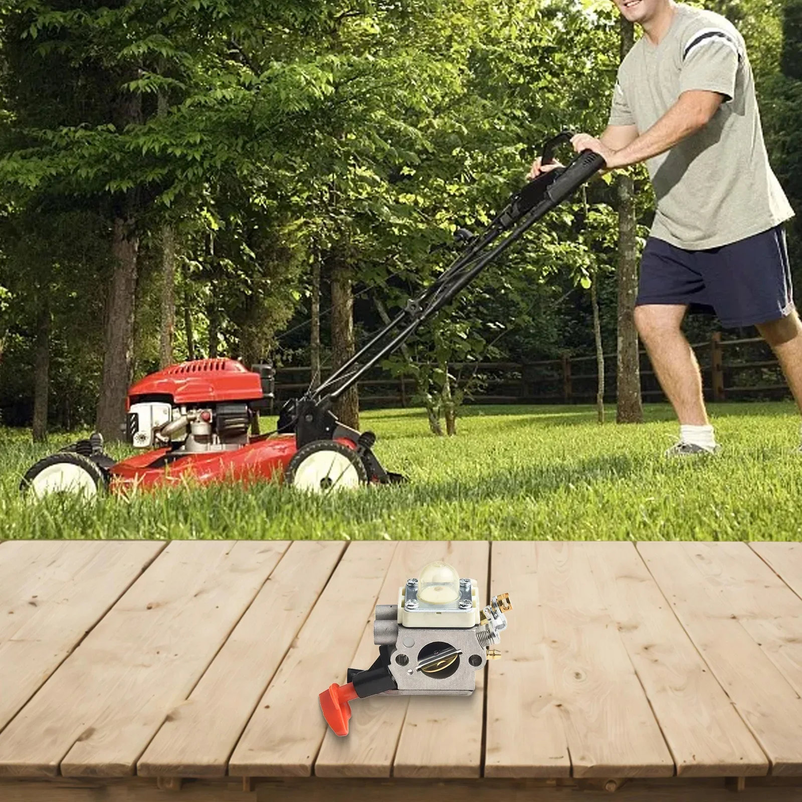 مكربن FS40 كصور يظهر توصيل الوقود بكفاءة مواد عالية الجودة أداء أداة مثالي لأدوات الحدائق #2