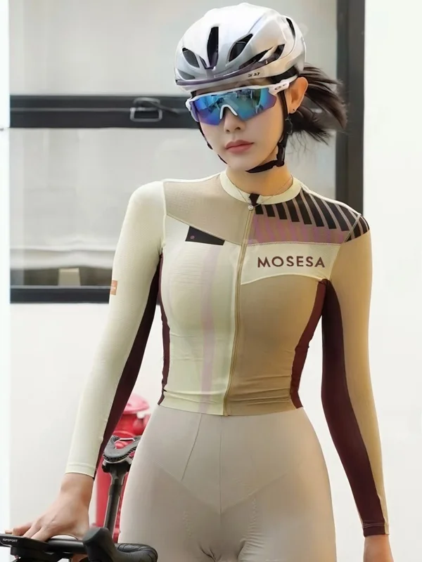 nuova-maglia-ciclismo-donna-2026-vintage-beige-a-maniche-lunghe-asciugatura-rapida-traspirante-per-bici-da-strada-collezione-primavera-estate