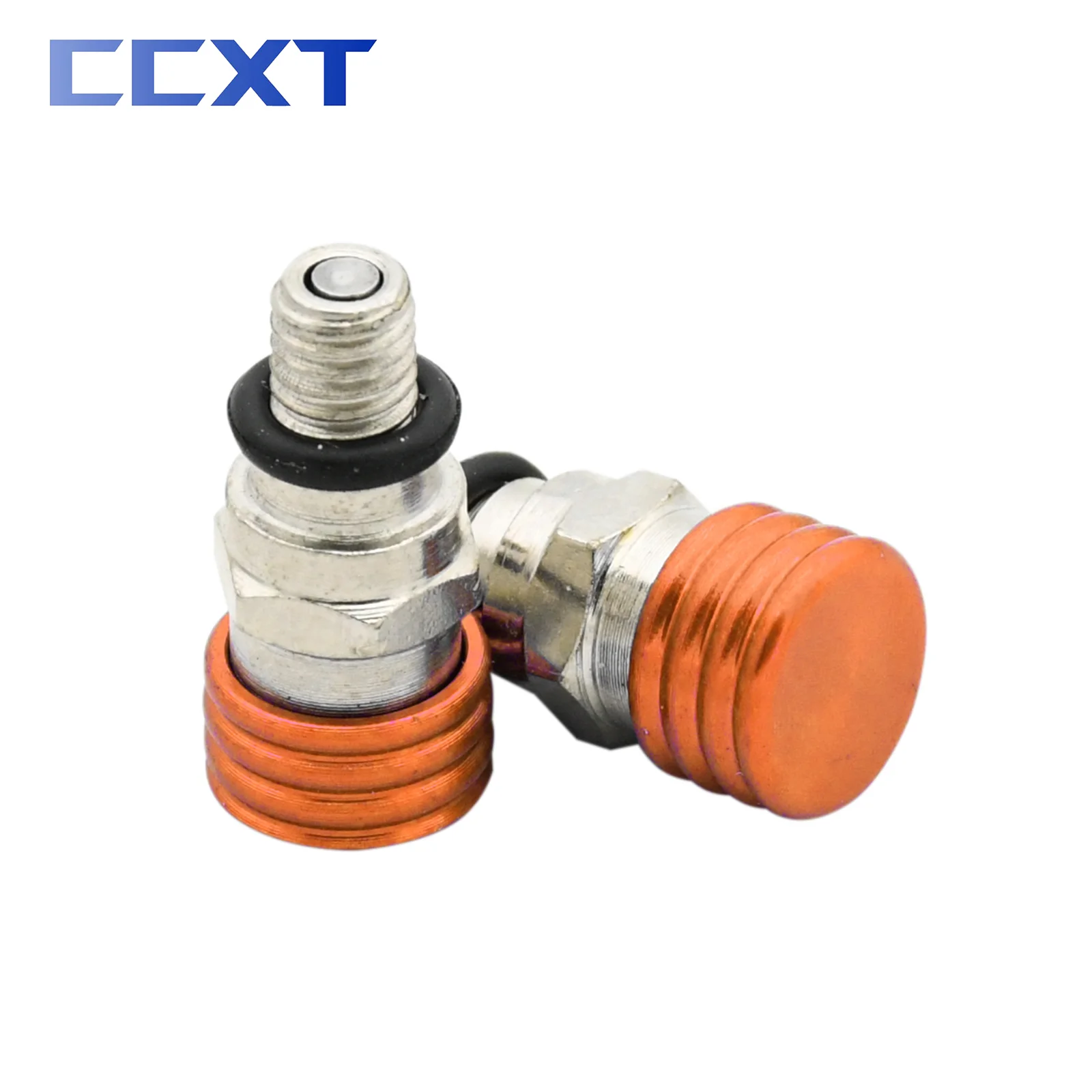 Motorcycle M5x0.8 CNC Front Fork Bleeder Relief Valve For Suzuki DRZ250 DRZ400R DRZ400S DRZ400SM RMZ250 Yamaha Kawasaki Honda