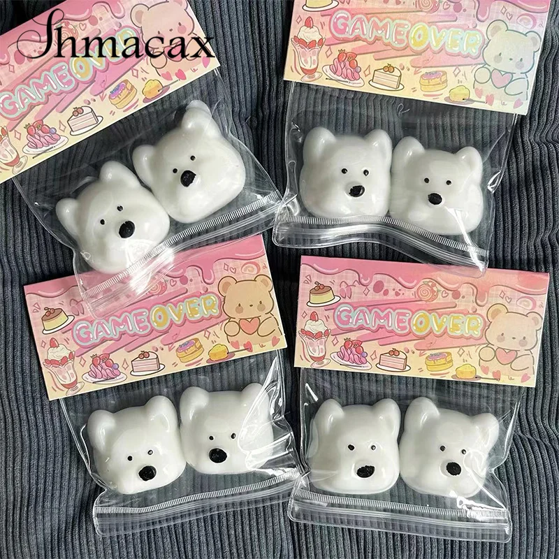 Cute Little Dog Head Squishy Toy Lovely Squeeze Slow Rebound Toy Cartoon Soft Mochi Toys Stress Release Hand Relax Gifts