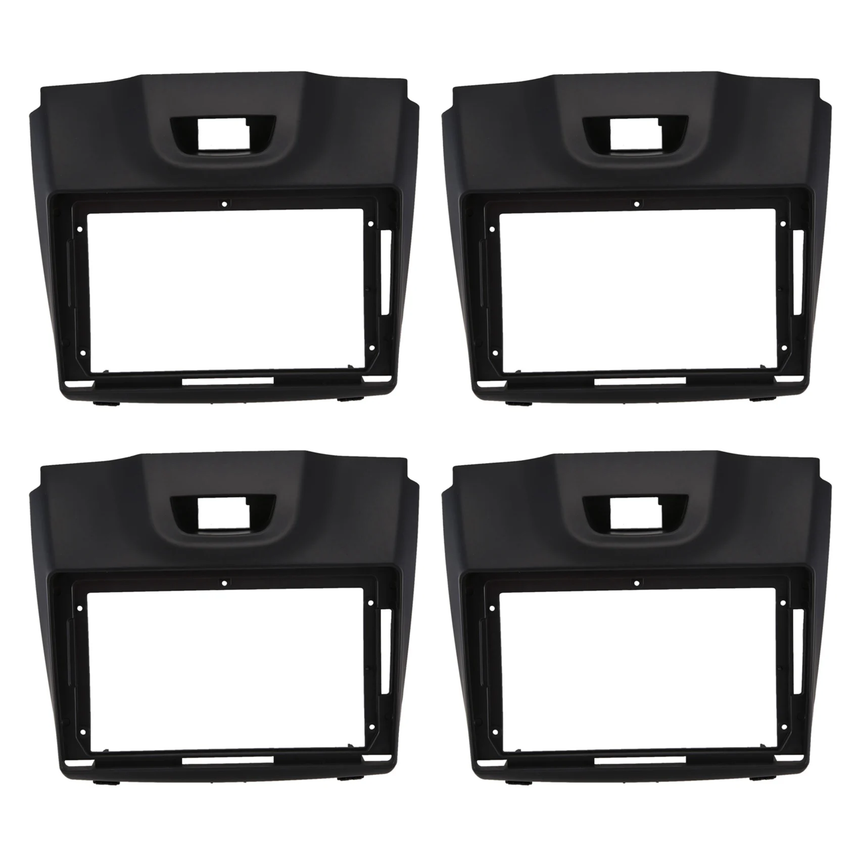 4X Double Din Radio Stereo Face Facia Fascia Panel Frame DVD Dash Stereo Kit for Chevrolet Trailblazer Isuzu D-Max MU-X