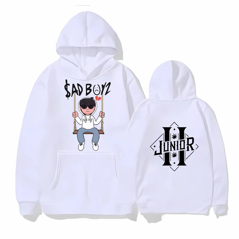 Sad Boyz Junior Hoodie Autumn Winter Men's Cotton Pullover Hoodie Warm Oversize Loose Long Male High Street Harajuku Hoodies