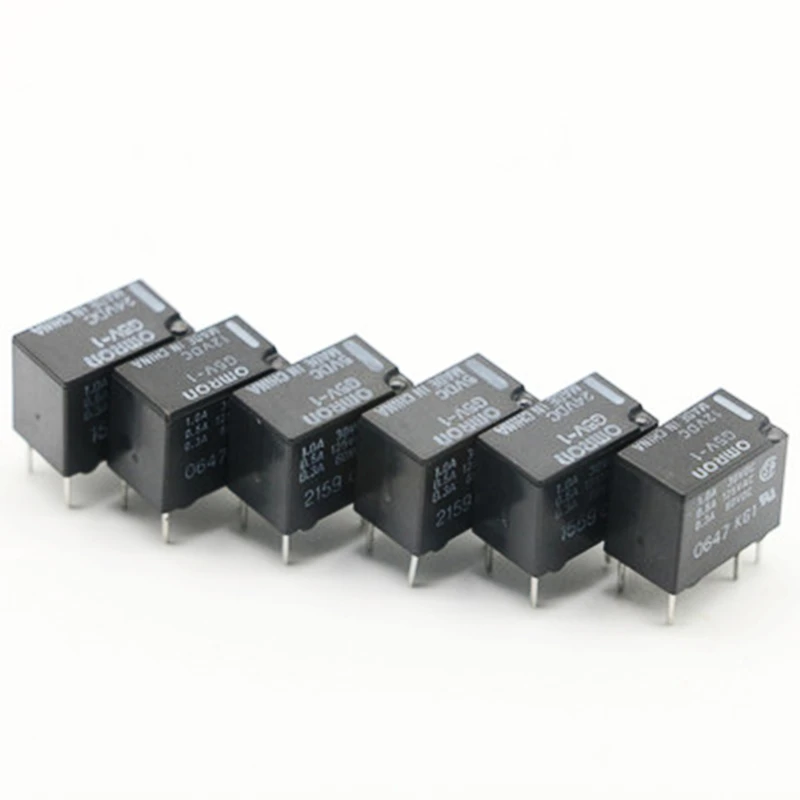 5PCS/LOT G5V-1-5VDC G5V-1-12VDC G5V-1-24VDC G5V-1 5VDC 12VDC 24VDC 6Pin SPDT Mini Signal Relay For PCB