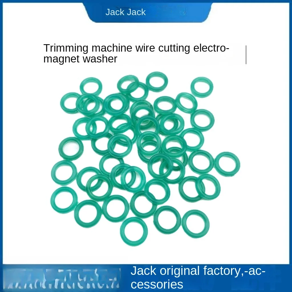 

100 шт. оригинальный 810893 ремень шины зеленая резиновая резьба электромагнитная шайба 1,8 см для Jack Bruce 904 C4 C5 B6 оверлок шитья