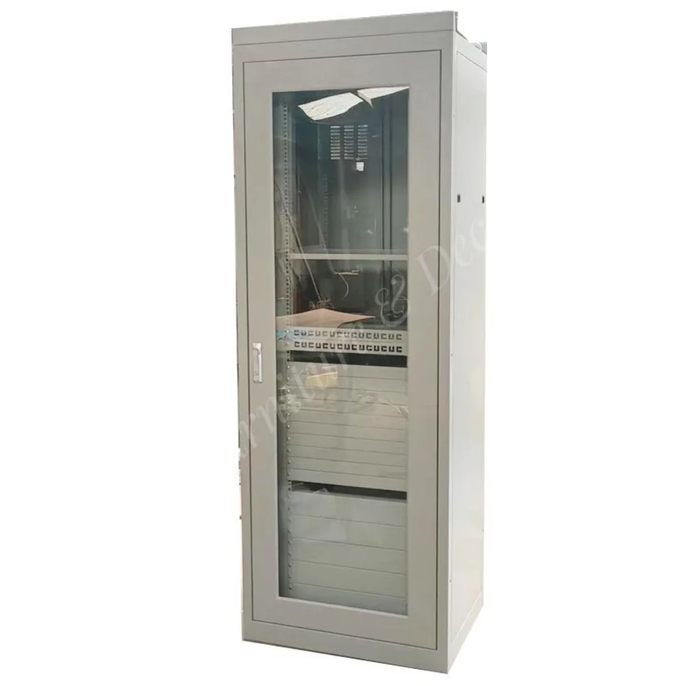 Maximum Capacity 47U 19 Inch Network Server Cabinet Floor Standing IT Rack IP45 Protection Stock for High Density Data Center