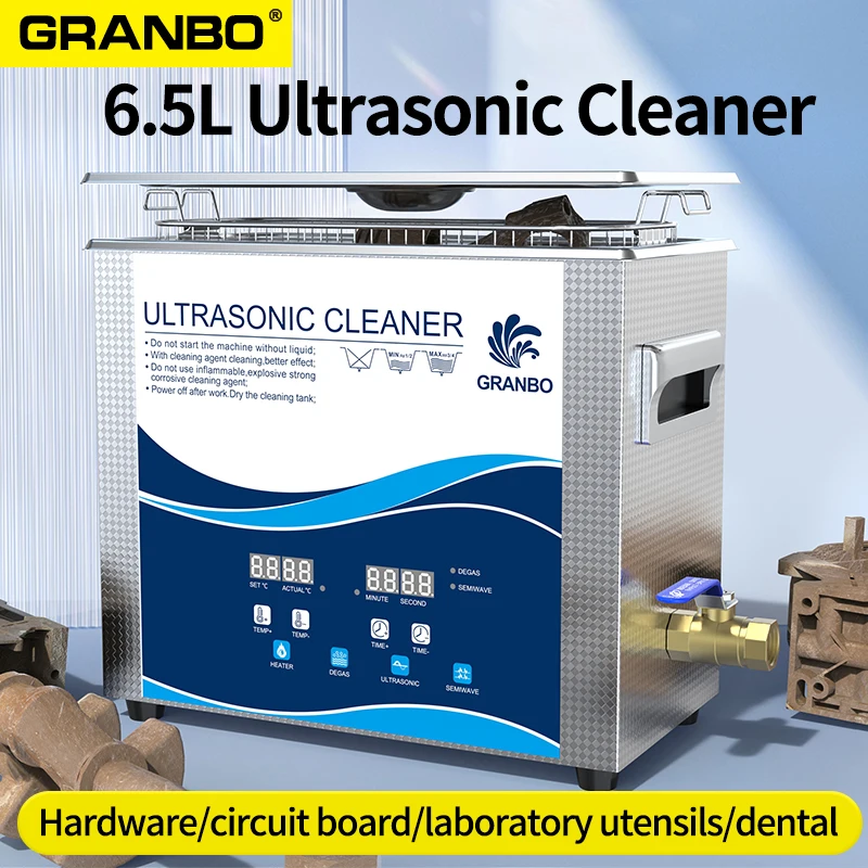 

Carburetor Auto Parts Ultrasonic Cleaner With Degassing Semiwave 6.5L 180W 40KHz Table Top Ultrasound Cleaning Machine