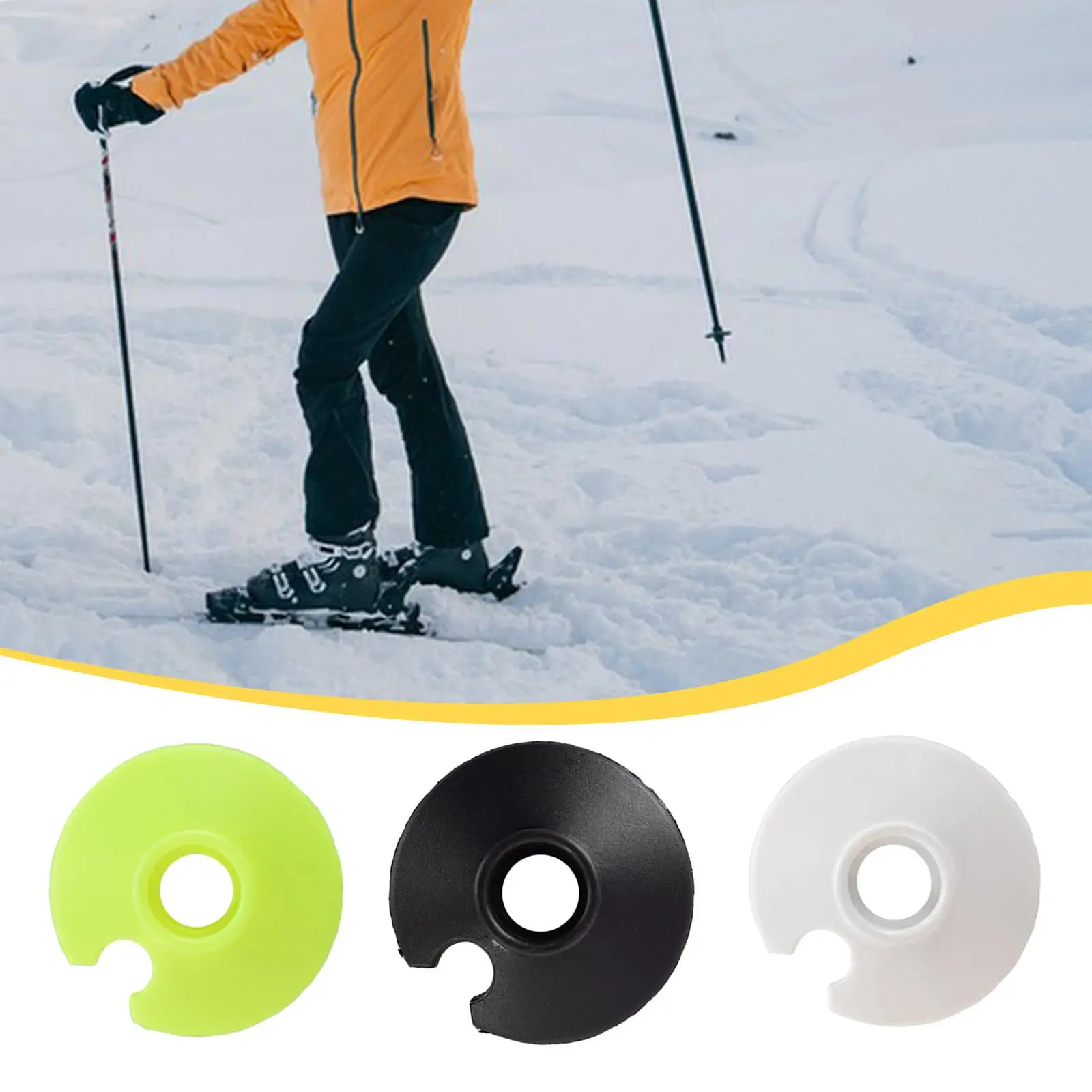 Robuster ABS-Wanderstockkorb, Ersatz für Ersatz-Ski-Zubehör, Spitzenschutz für Outdoor-Aktivitäten