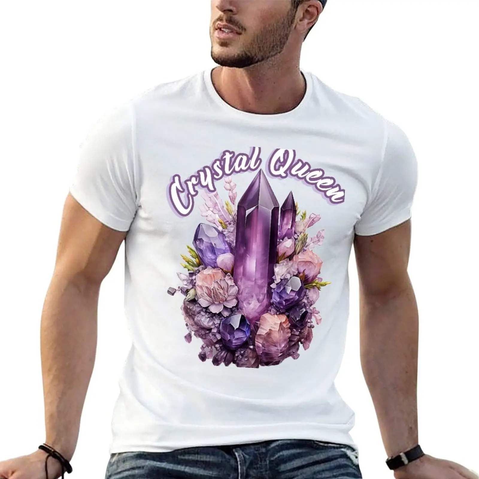 Crystal Queen T-Shirt men t shirt cotton 100% t shirt custom print cotton t shirts man 100% T-shirt