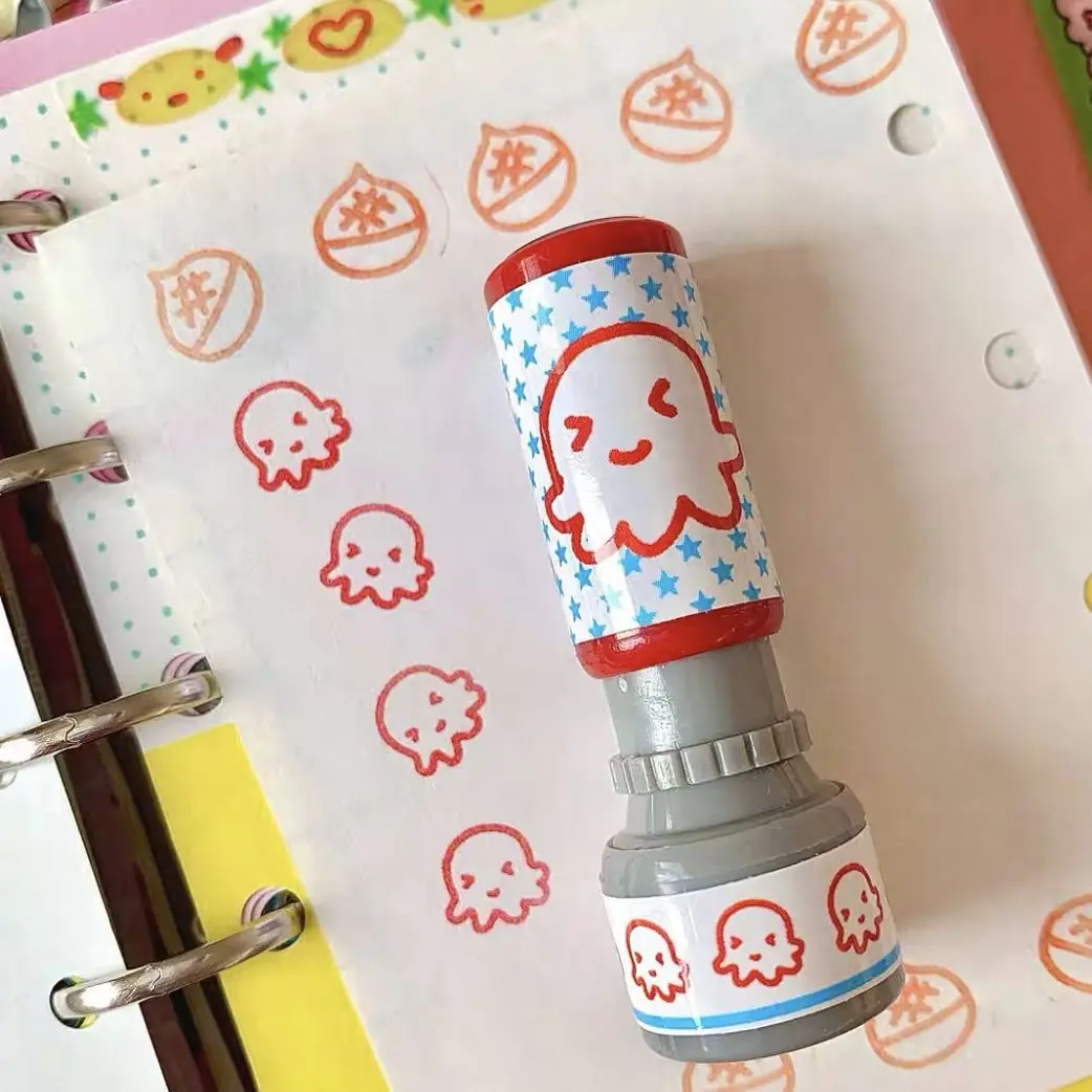 Kleines Tier-Lamm Mini Fotosensitives Siegel Kreative Niedliche Tägliche Stimmungsanzeige für Notizbuch DIY-Dekoration – Detail 10