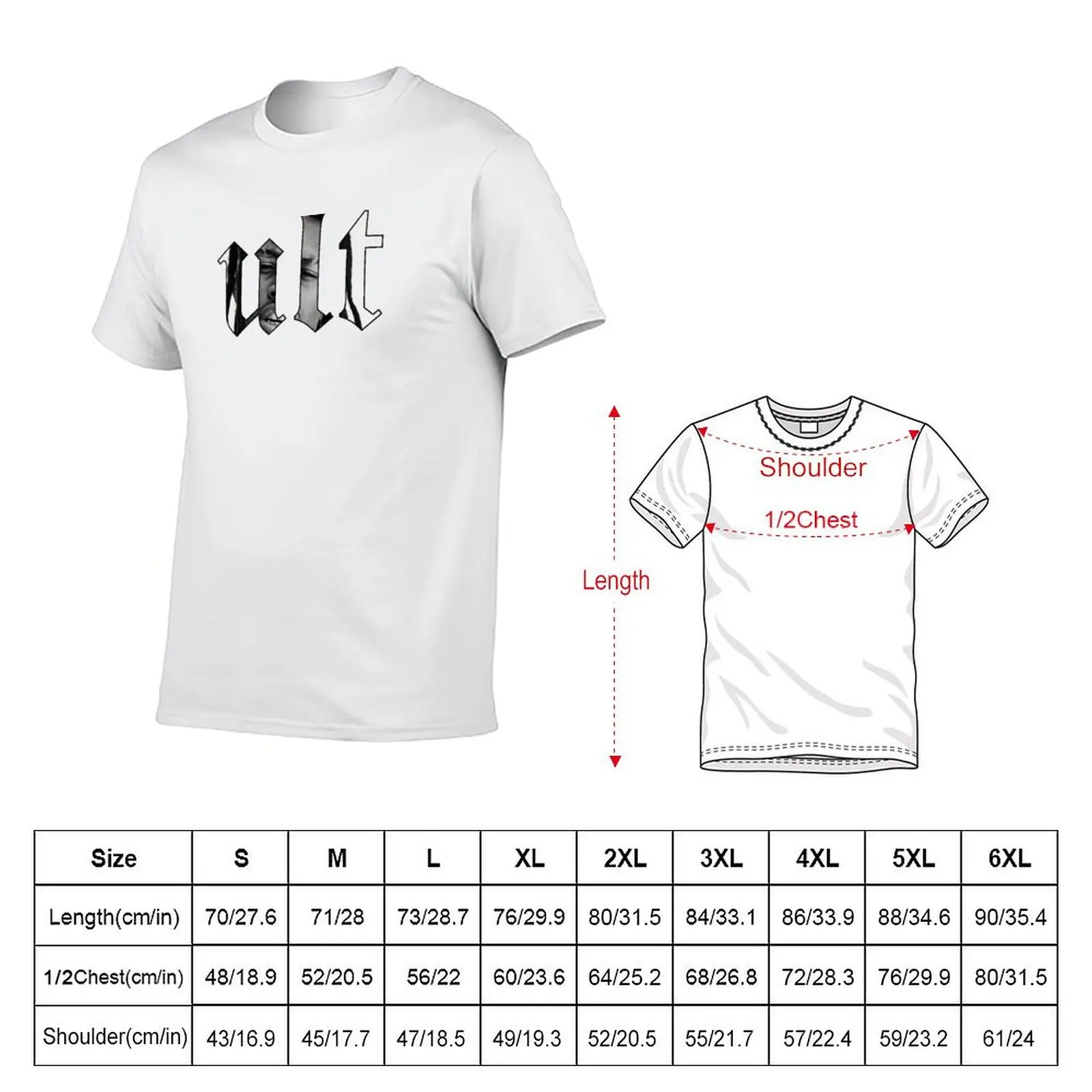 Denzel Curry ULT Logo Clipped T-Shirt Water Resistant Casual T-Shirt