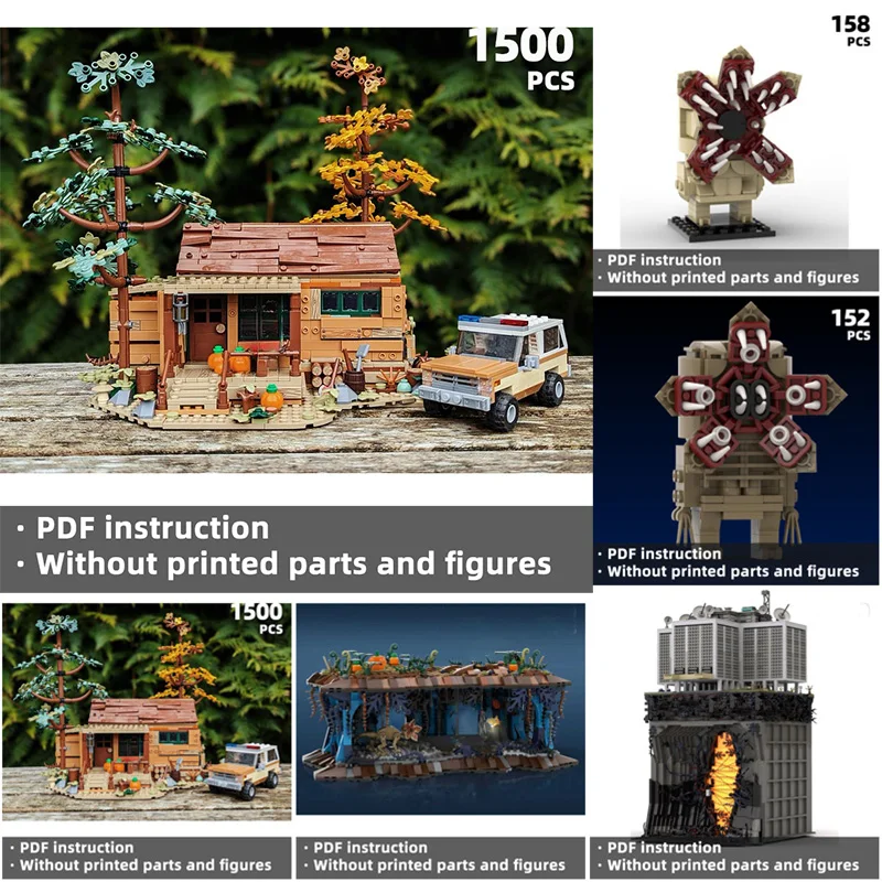 

Незнакомец фильм, коллекция фэнтезийных сцен, строительные блоки, научные и любители монстров, строительные блоки монстров, идеальный выбор