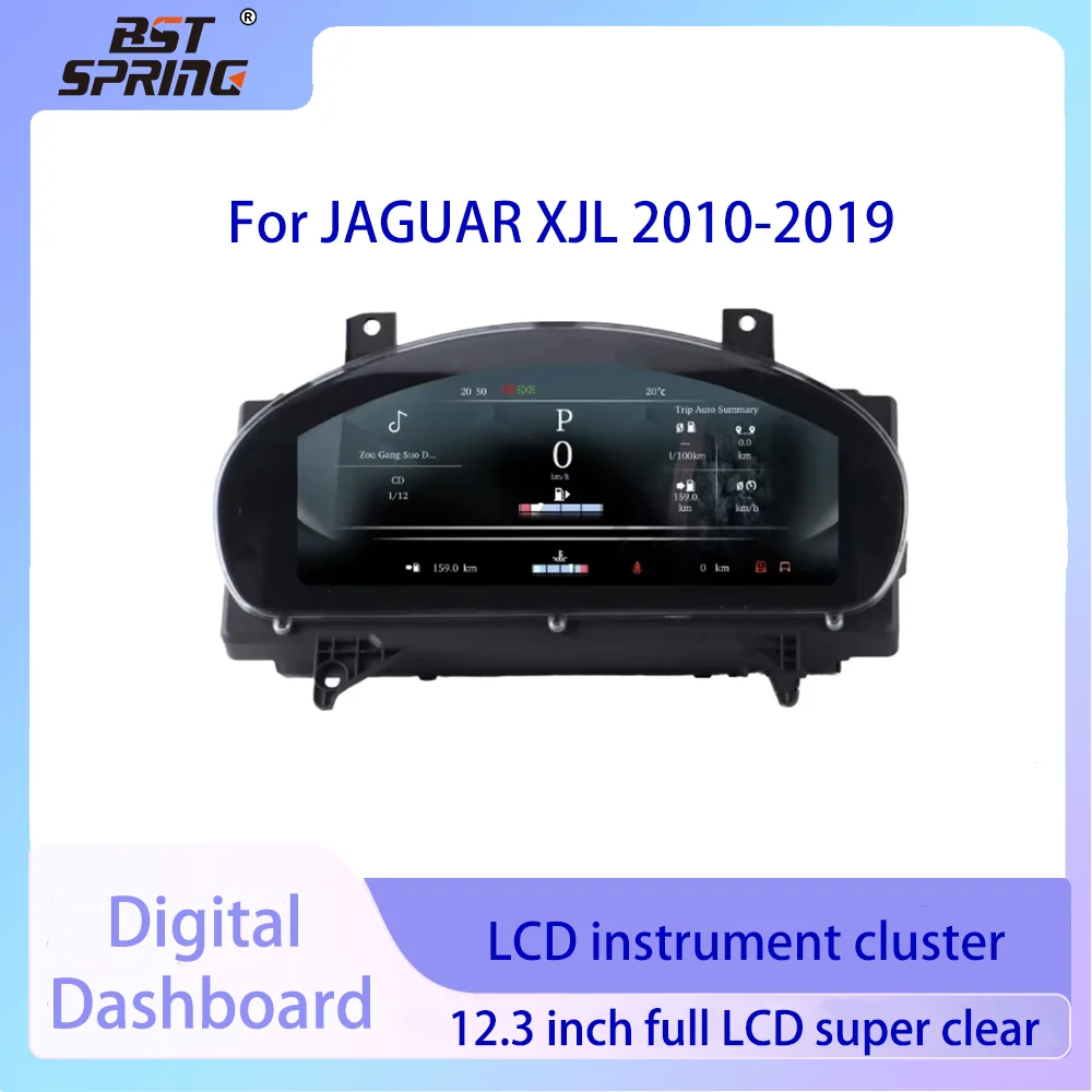 

Цифровой кластер для JAGUAR XJL 2010-2019, ЖК-дисплей, приборная панель, виртуальный CockPit, измеритель скорости, приборная панель, автомобильные аксессуары