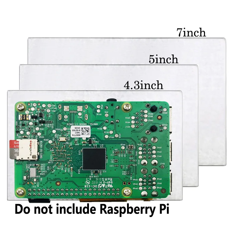 التوت بي DSI LCD Mipi واجهة عرض بالسعة شاشة تعمل باللمس الخيار 4.3 بوصة/5 بوصة/7 بوصة LCD