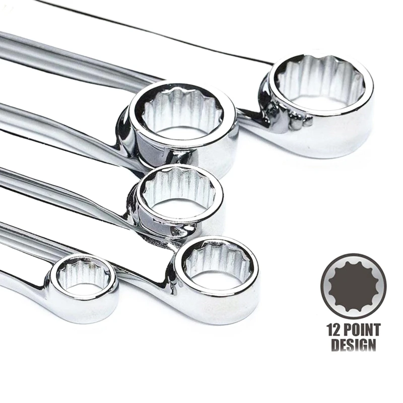 5 Pcs for Extra Long Double Box End Wrench Vanadium Steel Aviation Wrench