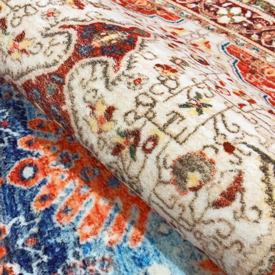 Machine Made Microfiber Carpets and Rugs Living Room and Bedroom Soft Luxurious Carpets and Rugs
