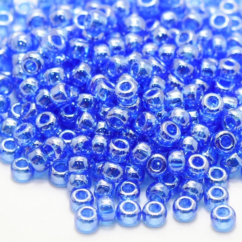 Japan Miyuki Round Beads Transparent Rainbow Round Rocailles Glass Seed Beads for Jewelry Making