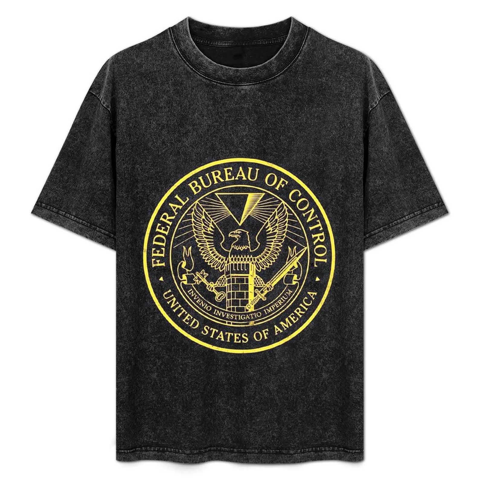 

Federal Bureau of Control , Control Game Logo , Distressed Logo T-Shirt UV Protection Outdoor Tee Shirt