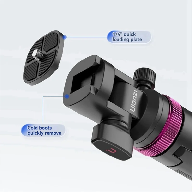 

Ulanzi MT-89 Extendable Tripod Light Stand Portable Retractable Aluminum Light Stand COB Light Accessories