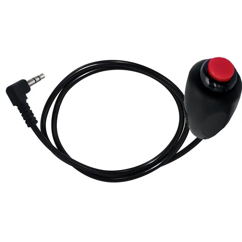 1.8m Nurse Pager Button Switch Line 3.5mm Emergency Call Button Line Nurse Station Telephone Plug Button Line Cable