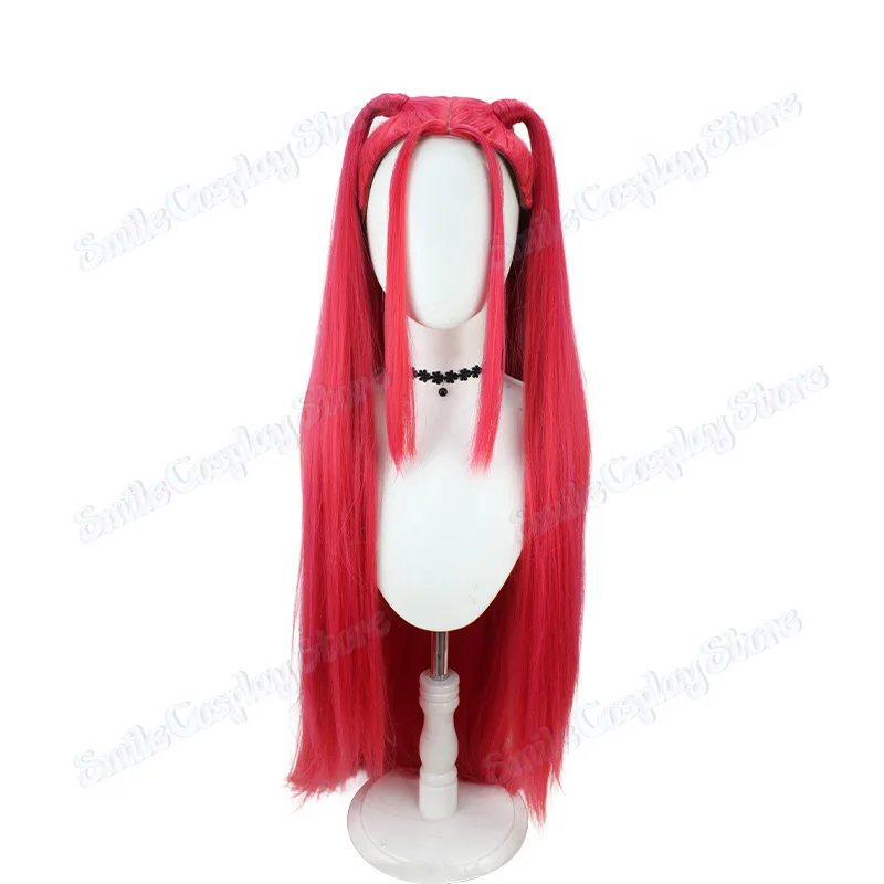 Kpop Demon Hunters Wig Rumi Mira Zoey Saja Boys Baby Wig Men Women Synthetic Hair Free Wig Cap Cosplay Halloween Party Props