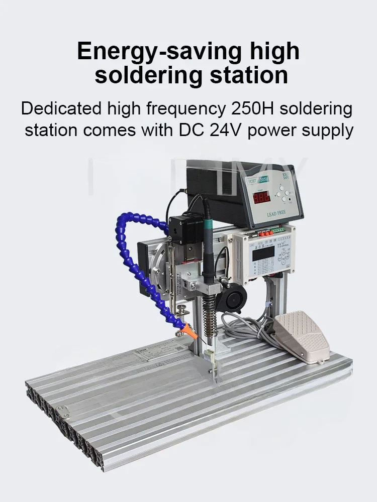 semi-automatic soldering machine, 15V/3A for AUX, DC, USB, LED lights, power plug switch spot welding machine