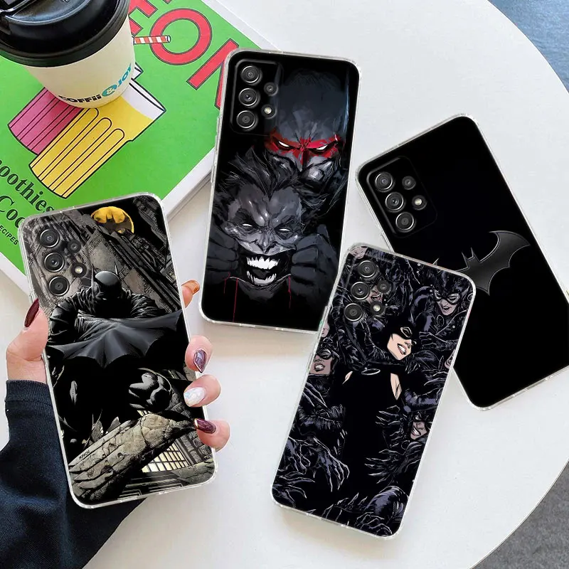 

Marvel B-Batmans Catwomans Clear Case For Samsung Galaxy A57 A37 A56 5G A36 Cases A55 A54 A35 A26 A07 A17 A16 A06 A36 A15 Cover