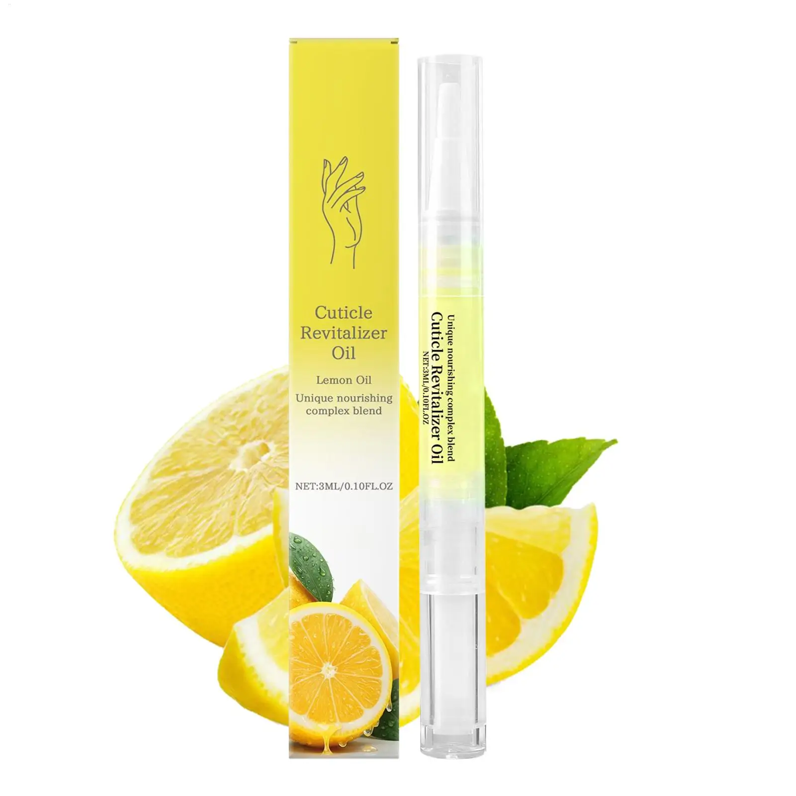 قلم زيت الأظافر مرطب ومغذي ومقوي لنمو الأظافر من أجل أظافر الأظافر الرقيقة الجافة والرقيقة والقدمين