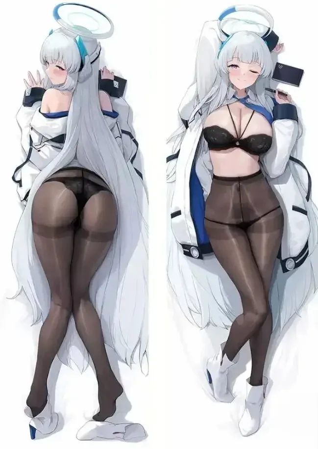 Dakimakura Noa BlueArchive Anime Body Pillow Cover Double-Sided Print Life Size Pillowcase Gifts