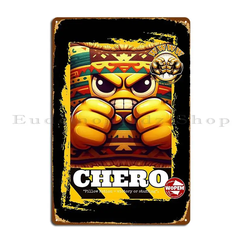 Chero Wild World Of Wopem Wrestling Metal Sign Vintage Garage Print Pub Create Tin Sign Poster