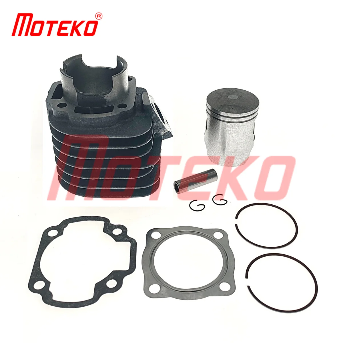 BX24030082 JOG90 50MM CYLINDER AND PISTON KIT WITH 10MM PIN 2T 90CC ENGINE PARTS FOR 1PE40QMB 2T CHINESE SCOOTERS