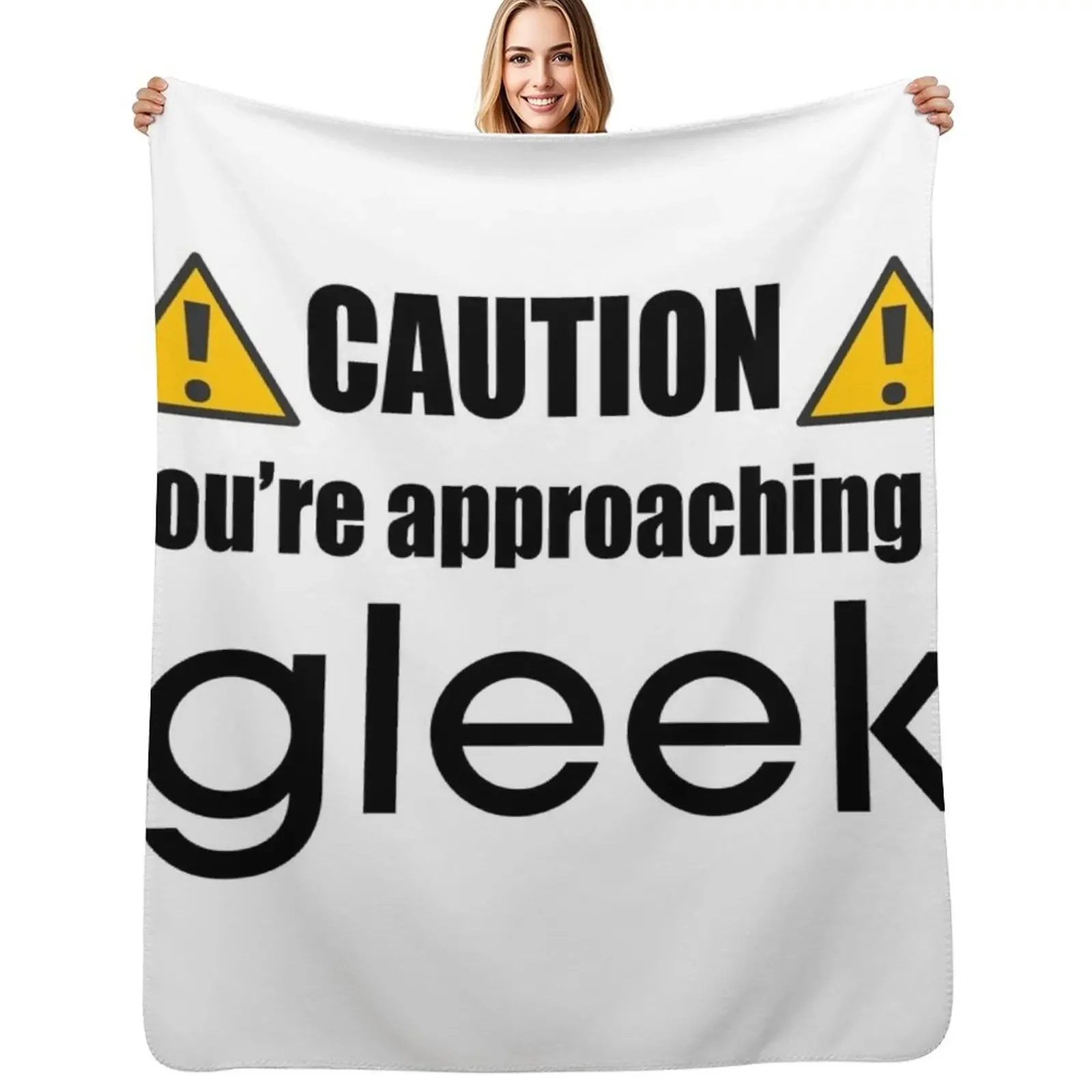 

Caution you're approaching a Gleek Throw Blanket Bed sofa bed warm for winter Blanket