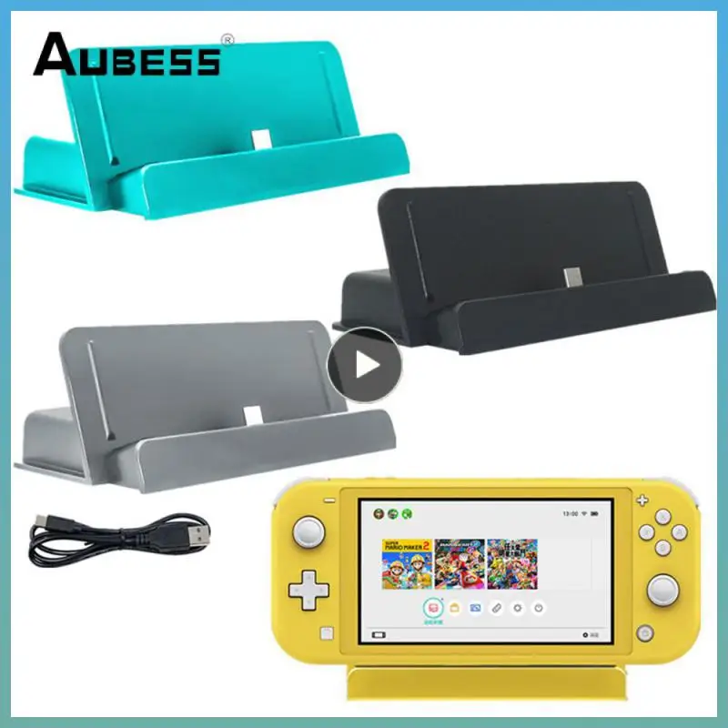 Type-C Charging Stand Charger for Switch Console Dock Holder for NS Switch Lite Mini Dock Station Charger Stand