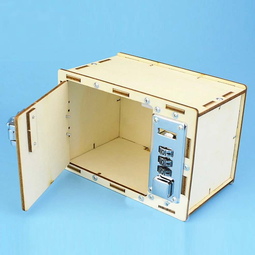 

Password Box Material Bag Brain Development Toys Kid Mechanical Hands-on Ability Bamboo Handmade for Children Intellectual